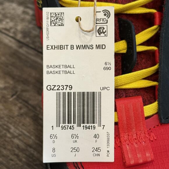 Adidas Exhibit B Shoes Womens Size 8 Basketball Lightstrike Incredibles GZ2379 - Picture 9 of 11